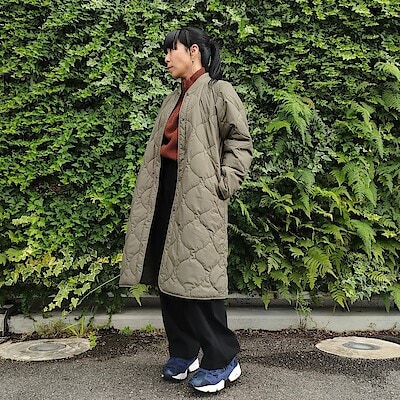 婦人 ふんわり中わた キルティングコート | 無印良品